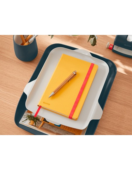 BANDEJA PLAST.LEITZ COSY GRIS 274X62X391MM