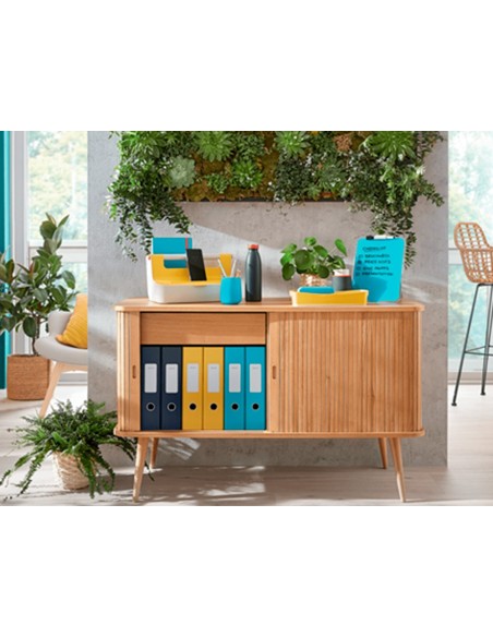 BANDEJA PLAST.LEITZ COSY GRIS 274X62X391MM