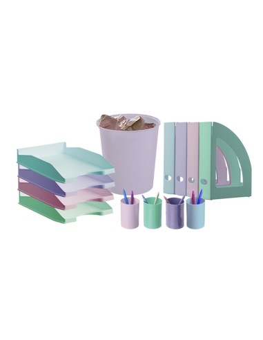 BANDEJA ARCHIVO 2000 ECOGREEN PLAST.100% RECICLADO APILABL A4 FL. VE.