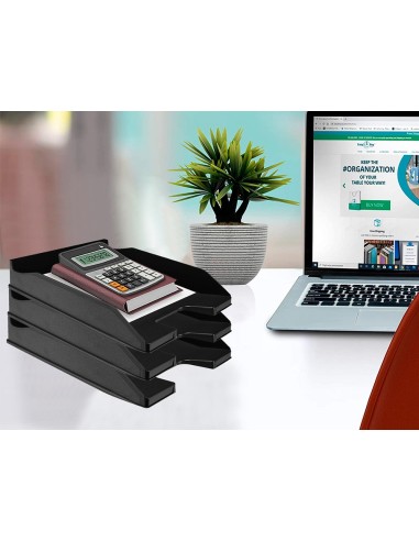 BANDEJA SOBREM.PLASTICO Q-CON.NEGRO OPACO