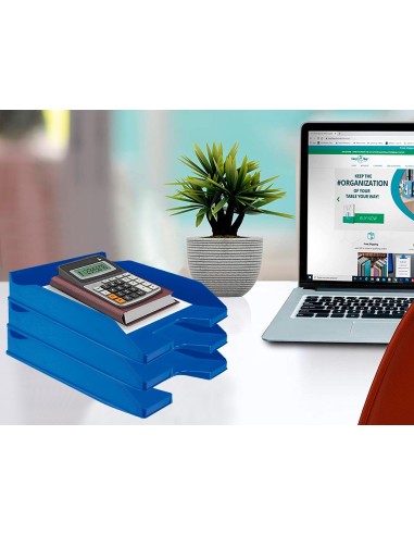 BANDEJA SOBREM.PLASTICO Q-CON.AZUL OPACO**812097