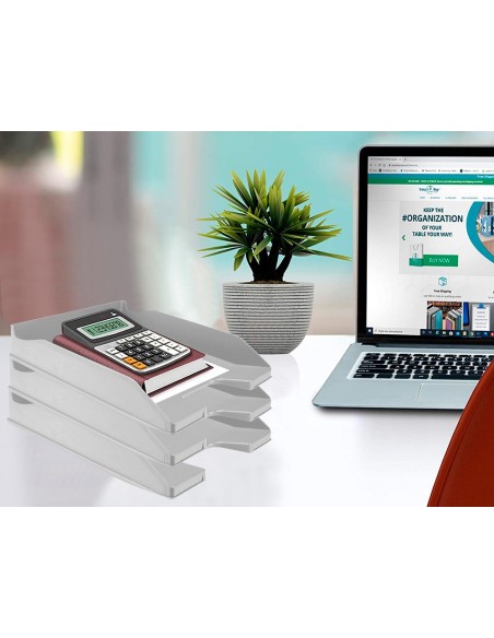 BANDEJA SOBREM.PLASTICO Q-CON.GRIS OPACO