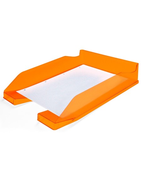 BANDEJA SOBREM.PLASTICO Q-CON.NARANJA TPTE.