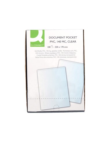 FUNDA PORTACARNET Q-CON.4º 140 MICRAS PVC TPTE.