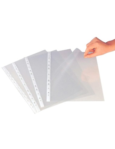 FUNDA MULTITALADRO Q-CON.A4 80 MC CRISTAL CAJA 1400 UD.