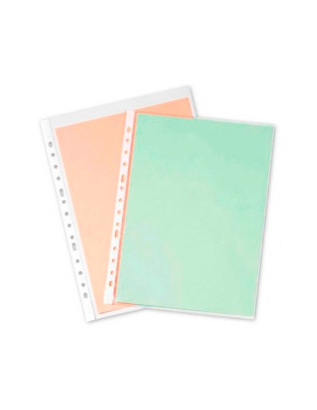 FUNDA MULTITALADRO Q-CON.A4 80 MC CRISTAL CAJA 1400 UD.