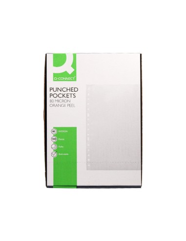 FUNDA MULTITAL.Q-CONNECT FL.80 MC PIEL NARANJA 100U**20408