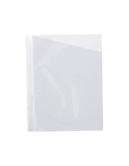 FUNDA PROTECTOR SARO C OBLICUO A4 SIN TAL PVC 100 MIC PACK 100**59104