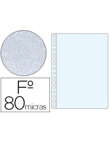 FUNDA MULTITALADRO ESSELTE FL.POLIPROPILENO 80 MC 16T PACK 100**71833