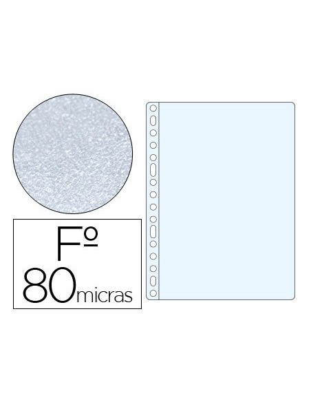 FUNDA MULTITALADRO ESSELTE FL.POLIPROPILENO 80 MC 16T PACK 100**71833