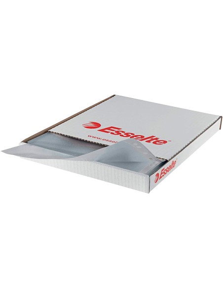 FUNDA MULTITALADRO ESSELTE FL.80 MC CRISTAL PACK 100**71835