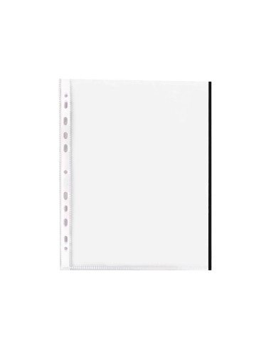 FUNDA MULTITALADRO Q-CON.DIN A4 70MC PP CRISTAL BORDE NG.BOLSA 10UDS