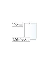 FUNDA PORTADOCUMENTO ESSELTE PLASTICO TPTE.140 MICRAS  108X160 MM 2