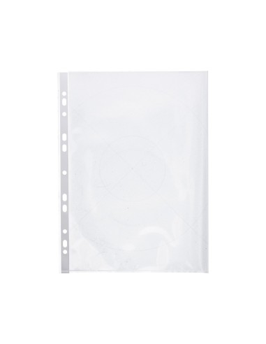 FUNDA MULTI.Q-CON A4 80 MIC CRISTAL C/AP.SUP/LATERAL IZQ.25U. KF00714