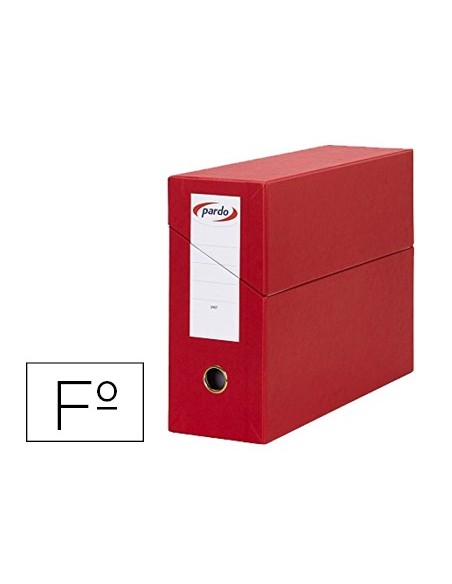 CAJA TRANSFERENCIA PARDO FL.FORRADO EXTRA DOBLE L.80MM C/TARJETERO RJ