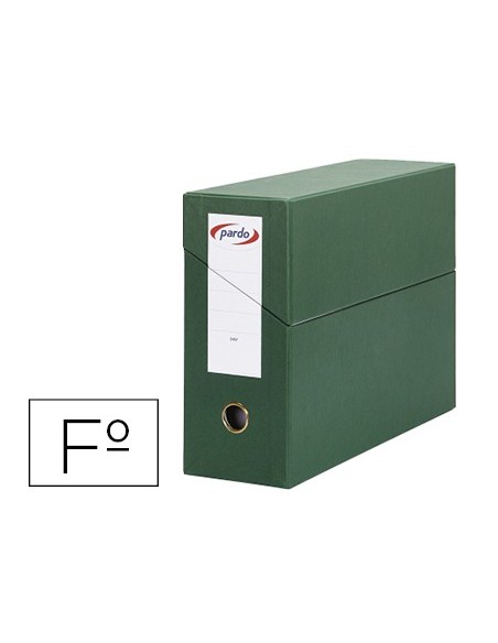 CAJA TRANSFERENCIA PARDO FL.FORRADO EXTRA DOBLE L.80MM C/TARJETERO VE