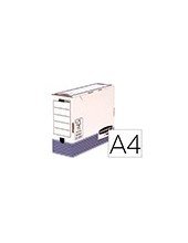CAJA ARCHIVO DEFINITIVO FELLOWES A4 CARTON RECICL 100% LOM 100MM  AZ. 2