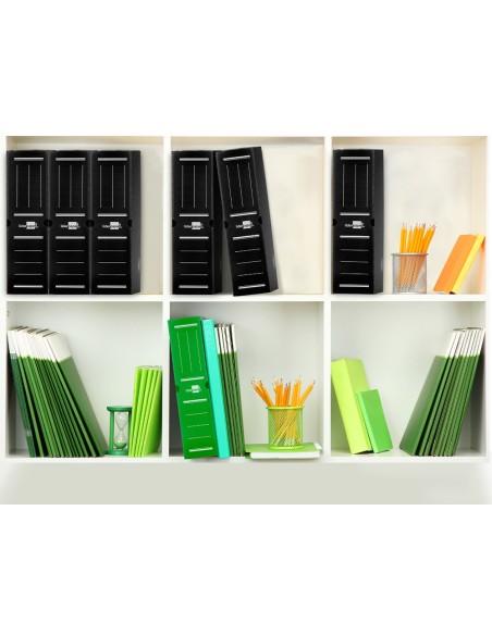 CAJA ARCHIVO DEFINITIVO PLASTICO NEGRO TAMAÑO 36X26X10 CM