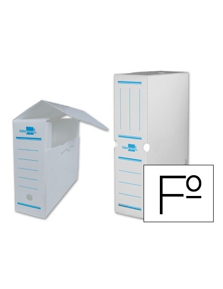 CAJA ARCHIVO DEFINITIVO PLASTICO BLANCO TAMAÑO 36X26X10 CM