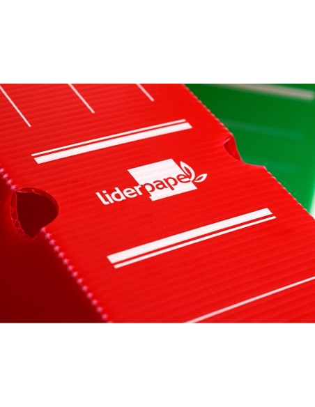 CAJA ARCHIVO DEFINITIVO PLASTICO ROJO TAMAÑO 36X26X10 CM