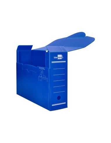 CAJA ARCHIVO DEFINITIVO PLASTICO AZUL TAMAÑO 36X26X10 CM