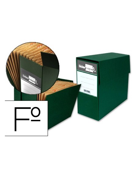 CAJA TRANSFERENCIA C/FUELLE FL.VERDE