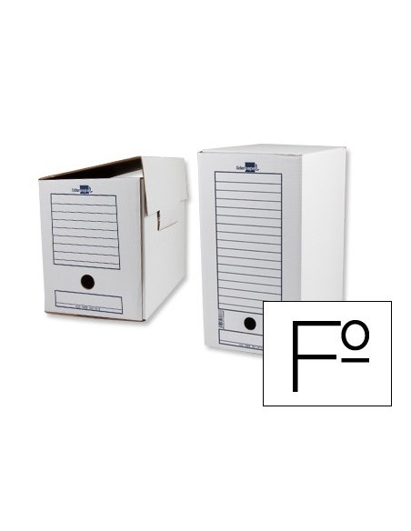 CAJA DE ARCHIVO DEFINITIVO LIDER DOBLE Fº 367X251X200 MM