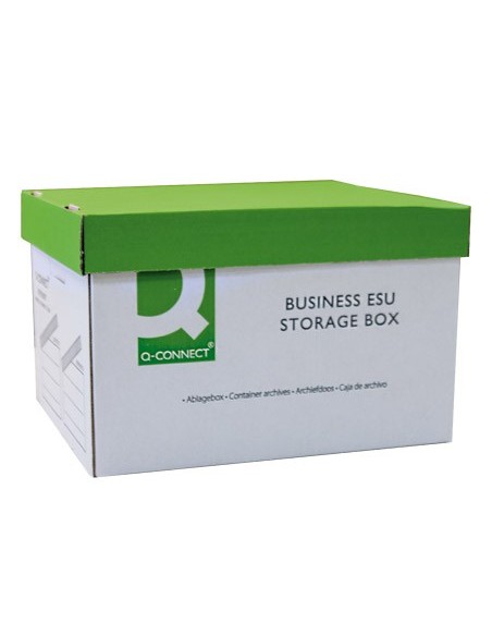 CAJON Q-CON PARA 3 CAJAS DEF.A4 LOMO 100MM.INT.327X387X250MM KF02007