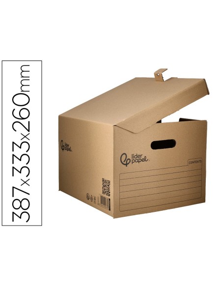 CAJON CONT.CARTON MANUAL 3 CJ ARCH. DEF. FL.3 ARCH. A-Z 387X333X260MM