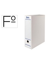 CAJA ARCH DEF AUT. FL. CARTON RECICL 325G LOMO 100MM BL.360X100X255MM