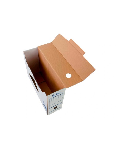 CAJA ARCH DEF AUT. FL. CARTON RECICL 325G LOMO 100MM BL.360X100X255MM