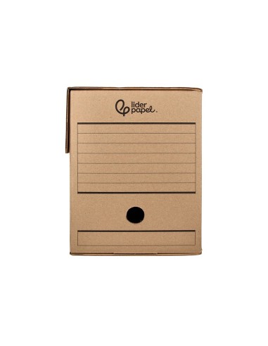 CAJA ARCH DEF FL. DOBLE ANCHO RECICL 400G 200MM KRAFT 367X200X251MM