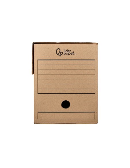 CAJA ARCH DEF FL. DOBLE ANCHO RECICL 400G 200MM KRAFT 367X200X251MM