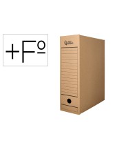 CAJA ARCH DEF FL. PROL. RECICL 325G/M2 LOMO 116MM KRAFT 388X116X275MM