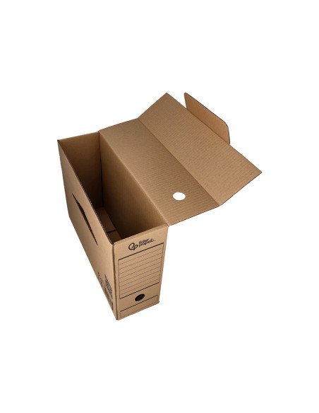 CAJA ARCH DEF FL. PROL. RECICL 325G/M2 LOMO 116MM KRAFT 388X116X275MM