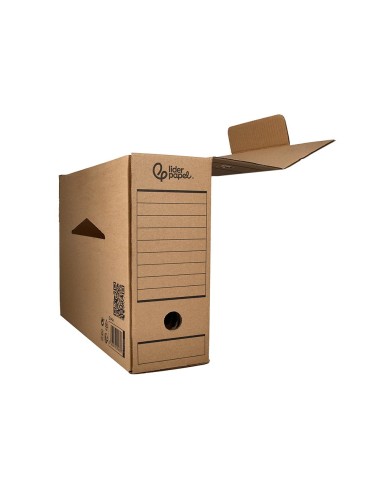 CAJA ARCH DEF FL. PROL. RECICL 325G/M2 LOMO 116MM KRAFT 388X116X275MM