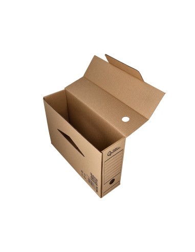 CAJA ARCH DEF FL. CARTON RECICL 325G  LOMO 100MM KRAFT 365X100X251MM
