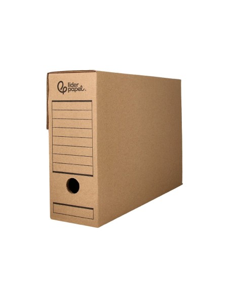 CAJA ARCH DEF FL. CARTON RECICL 325G  LOMO 100MM KRAFT 365X100X251MM