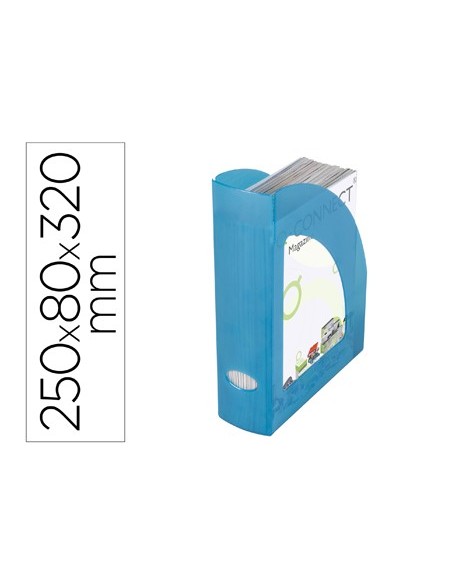 REVISTERO PLAST.Q-CON.AZ. TRANSLUCIDO