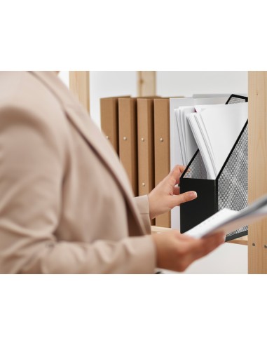 REVISTERO METALICO Q-CON.REJILLA GXA29 NEGRO 87X295X250MM