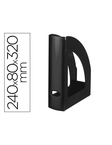 REVISTERO PLASTICO NEGRO OPACO