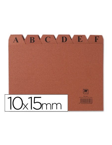 INDICE FICHERO CARTON Nº 3 TAMAÑO 10X15