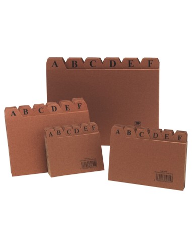 INDICE FICHERO CARTON Nº 2 TAMAÑO 75X125