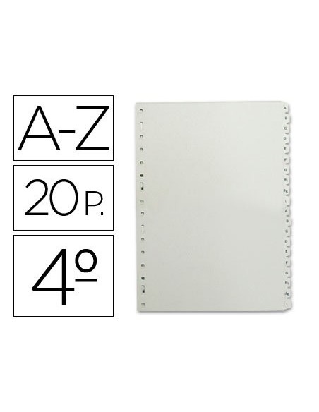 SEP.ALFABETICO MULTIFIN PLASTICO 3002