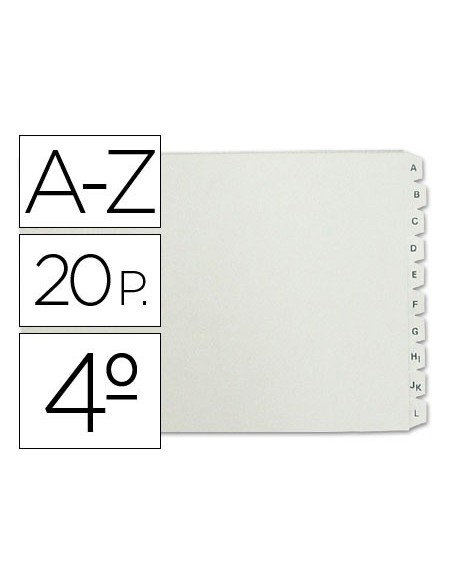 SEP.ALFABETICO MULTIFIN PLASTICO 3003