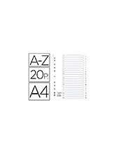 SEPARADOR EXACOMPTA CARTULINA BL A-Z 20 SEP A4 11TAL. 2
