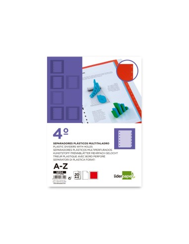 SEP.ALFABETICO PLASTICO A-Z 4º