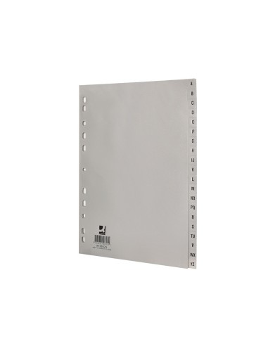 SEP.ALFABETICO Q-CON.PLASTICO A-Z DIN A4 MULTITAL.