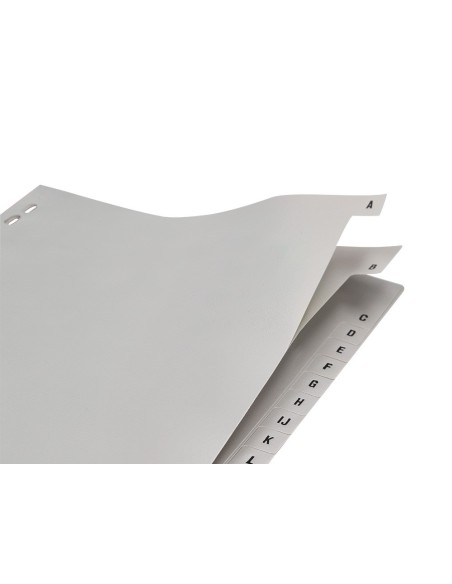 SEP.ALFABETICO Q-CON.PLASTICO A-Z DIN A4 MULTITAL.