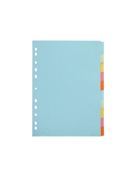 SEP.Q-CONNECT CARTULINA JUEGO 10 SEP.DIN A4-MULTITAL.